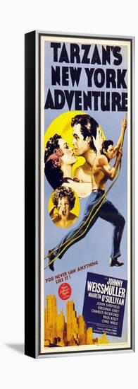 Tarzan's New York Adventure, 1942-null-Framed Stretched Canvas