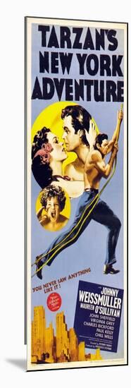 Tarzan's New York Adventure, 1942-null-Mounted Art Print