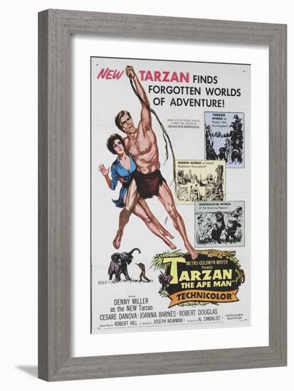 Tarzan The Ape Man, 1932-null-Framed Art Print
