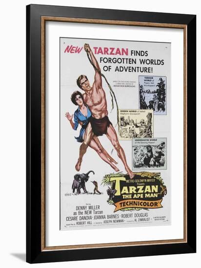 Tarzan The Ape Man, 1932-null-Framed Art Print