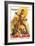 Tarzan Triumphs, Spanish Movie Poster, 1943-null-Framed Premium Giclee Print