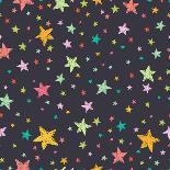 Stars Pattern-TashaNatasha-Art Print