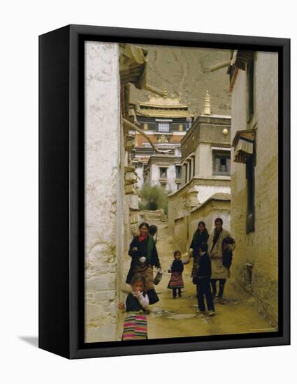 Tashilhunpo Monastery, Xigaze Town, Tibet, China-Occidor Ltd-Framed Premier Image Canvas