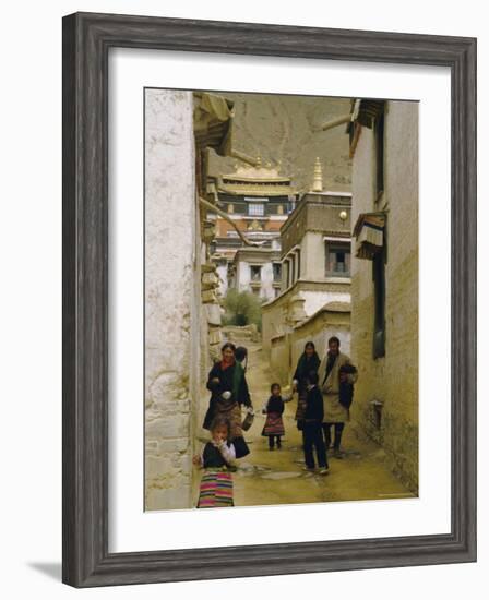 Tashilhunpo Monastery, Xigaze Town, Tibet, China-Occidor Ltd-Framed Photographic Print