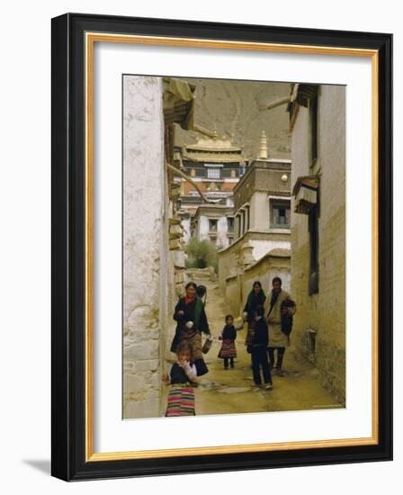 Tashilhunpo Monastery, Xigaze Town, Tibet, China-Occidor Ltd-Framed Photographic Print