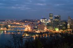 Pittsburgh Panorama-Tashka-Framed Photographic Print
