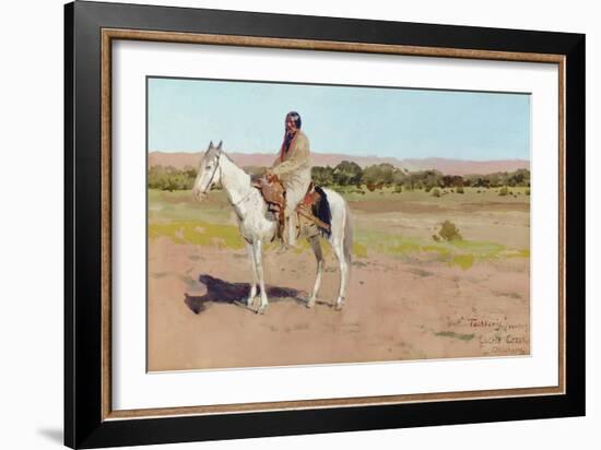 Tashkoniy (Herder), Cache Creek, Oklahoma-Henry Francois Farny-Framed Giclee Print