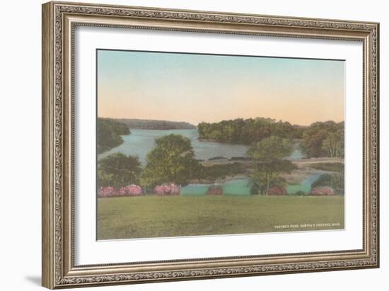 Tashwood Pond, Martha's Vineyard-null-Framed Art Print