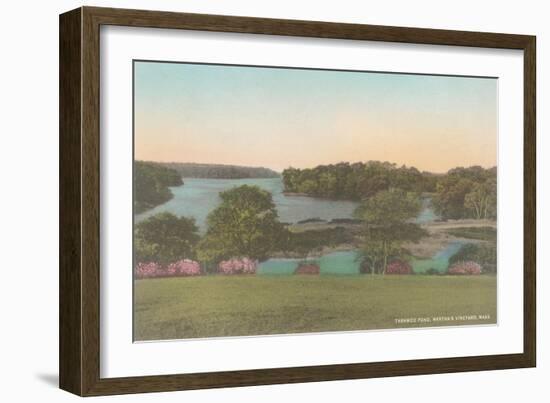 Tashwood Pond, Martha's Vineyard-null-Framed Art Print