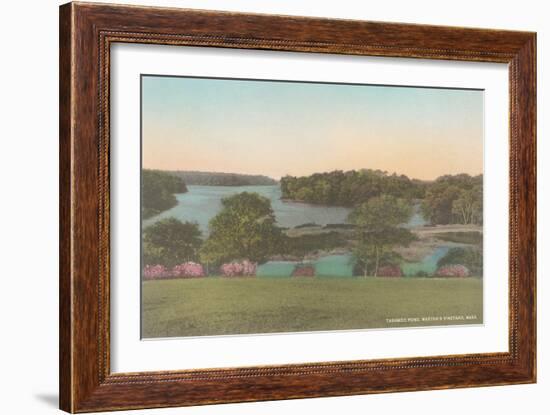 Tashwood Pond, Martha's Vineyard-null-Framed Art Print