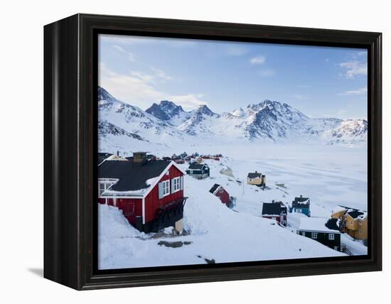 Tasiilaq, Greenland, Winter-Peter Adams-Framed Premier Image Canvas