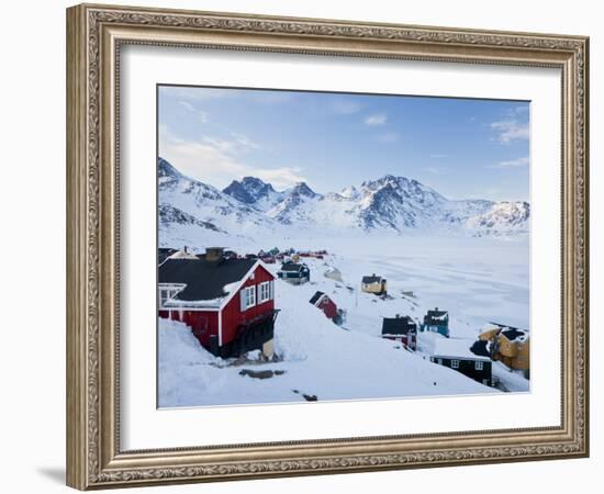 Tasiilaq, Greenland, Winter-Peter Adams-Framed Photographic Print