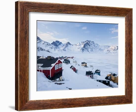 Tasiilaq, Greenland, Winter-Peter Adams-Framed Photographic Print