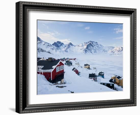 Tasiilaq, Greenland, Winter-Peter Adams-Framed Photographic Print