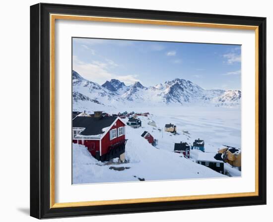 Tasiilaq, Greenland, Winter-Peter Adams-Framed Photographic Print