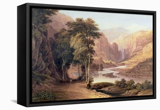 Tasmanian Gorge-John Glover-Framed Premier Image Canvas