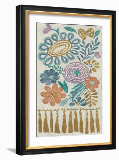 Tassel Tapestry II-Chariklia Zarris-Framed Art Print