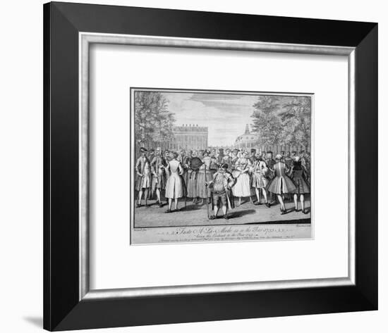 'Taste a-la-mode as in the year 1735 - being the contrast to the year 1745', 1749-Evan Davis-Framed Giclee Print