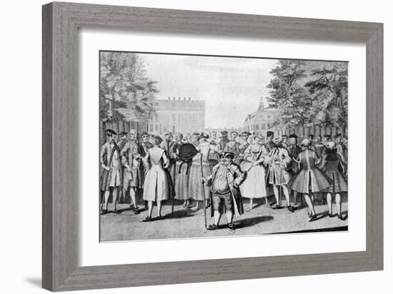 Taste a La Mode in the Year 1735: Being the Contrast to the Year 1745-Evan Davis-Framed Giclee Print