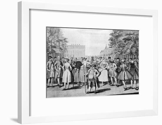 Taste a La Mode in the Year 1735: Being the Contrast to the Year 1745-Evan Davis-Framed Giclee Print