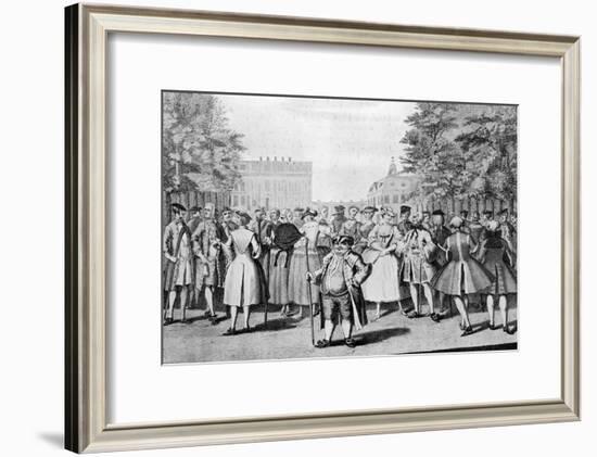 Taste a La Mode in the Year 1735: Being the Contrast to the Year 1745-Evan Davis-Framed Giclee Print