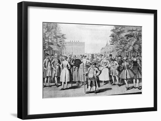 Taste a La Mode in the Year 1735: Being the Contrast to the Year 1745-Evan Davis-Framed Giclee Print