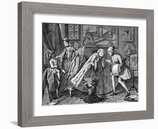 Taste in High Life, 1746-William Hogarth-Framed Giclee Print