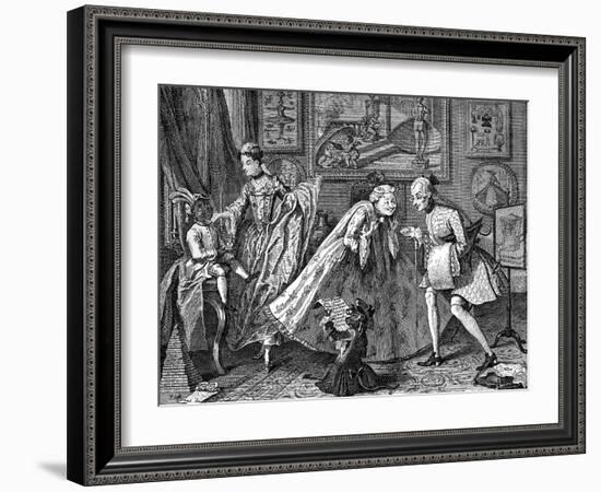 Taste in High Life, 1746-William Hogarth-Framed Giclee Print