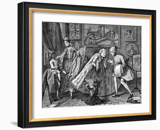 Taste in High Life, 1746-William Hogarth-Framed Giclee Print