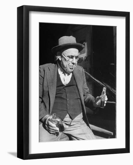 Tasters Testing Whiskey at the Jack Daniels Distillery-Ed Clark-Framed Photographic Print