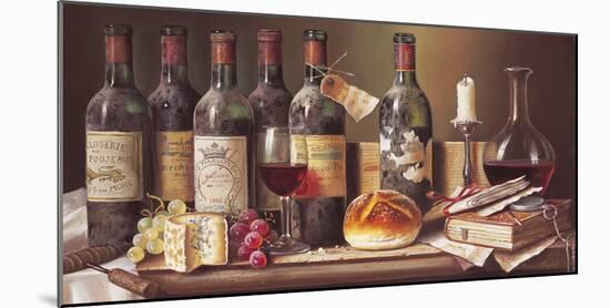 Tasting Clarets-Raymond Campbell-Mounted Giclee Print