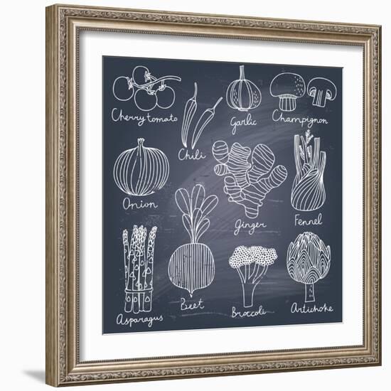 Tasty Vegetables-smilewithjul-Framed Premium Giclee Print