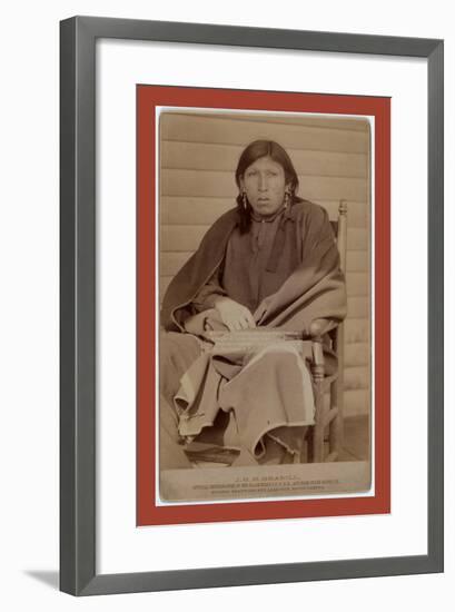 Tasunka, Ota (Alias Plenty Horse[S]), the Slayer of Lieut. Casey, Near Pine Ridge, S.D-John C. H. Grabill-Framed Giclee Print