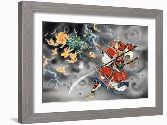 Tatakai-Haruyo Morita-Framed Art Print