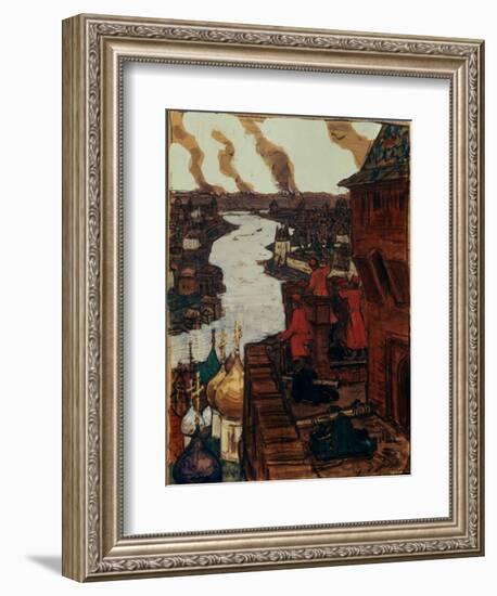 Tatars are Coming! End of XIVth Century, 1909-Appolinari Mikhaylovich Vasnetsov-Framed Giclee Print