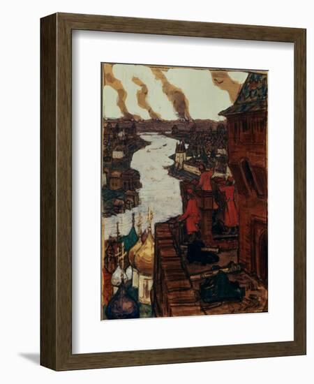 Tatars are Coming! End of XIVth Century, 1909-Appolinari Mikhaylovich Vasnetsov-Framed Giclee Print