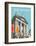 Tate Britain (Blue) - Dave Thompson Contemporary Travel Print-Dave Thompson-Framed Art Print