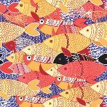 Seamless Pattern of Bright Fish-Tatiana Korchemkina-Art Print