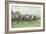 Tattenham Corner, the Epsom Derby, (Coloured Chalks and Bodycolour on Paper)-Gilbert Holiday-Framed Giclee Print