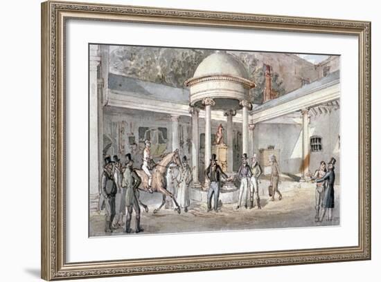 Tattersall's Horse Sale Yard, Hyde Park Corner, Westminster, London, C1850-null-Framed Giclee Print