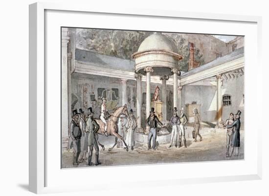 Tattersall's Horse Sale Yard, Hyde Park Corner, Westminster, London, C1850-null-Framed Giclee Print