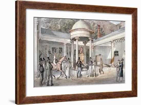 Tattersall's Horse Sale Yard, Hyde Park Corner, Westminster, London, C1850-null-Framed Giclee Print