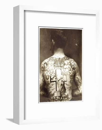 Tattoed Man-null-Framed Photographic Print