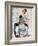 "Tattoo Artist", March 4,1944-Norman Rockwell-Framed Giclee Print