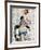 "Tattoo Artist", March 4,1944-Norman Rockwell-Framed Giclee Print