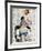 "Tattoo Artist", March 4,1944-Norman Rockwell-Framed Giclee Print