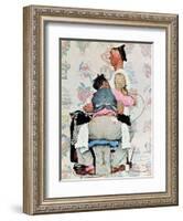 "Tattoo Artist", March 4,1944-Norman Rockwell-Framed Giclee Print