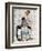 "Tattoo Artist", March 4,1944-Norman Rockwell-Framed Giclee Print