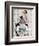 "Tattoo Artist", March 4,1944-Norman Rockwell-Framed Giclee Print