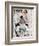 "Tattoo Artist" Saturday Evening Post Cover, March 4,1944-Norman Rockwell-Framed Giclee Print